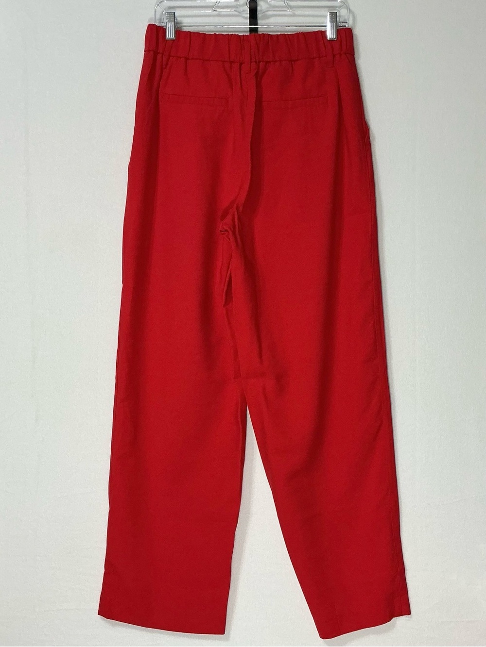 A New Day Red High Rise Pleated Wide Leg Pants Size 6 - Picture 4 of 8